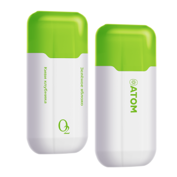 ATOM O2 3000 - Зеленое Яблоко Киви Клубника