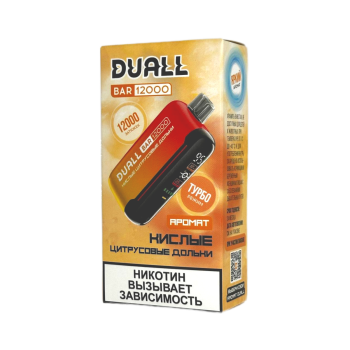 Эл. сиг. DUALL BAR 12000 Кислые цитрусовые дольки 2 %