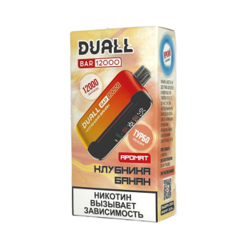 Эл. сиг. DUALL BAR 12000 Клубника банан 2 %