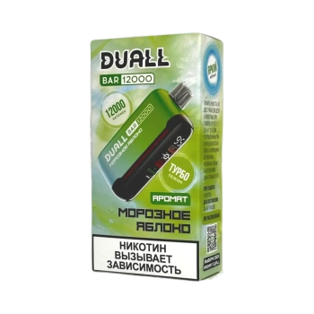 Эл. сиг. DUALL BAR 12000 Морозное яблоко 2 %