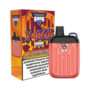 Эл. сиг. GANG X BOX 8000 Жвачка банан - апельсин  2 %