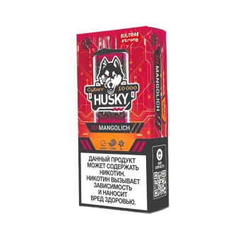 Эл. сиг. HUSKY CYBER 10000 Ultra Strong Mangolich /Манго, личи, лед 2 %
