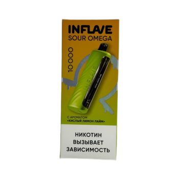 Эл. сиг. INFLAVE OMEGA 10000 Кислый лимон лайм 2 %