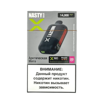 Эл. сиг. NASTY BAR X D14Ki 14000 Arctic Mint / Арктическая мята 2 %
