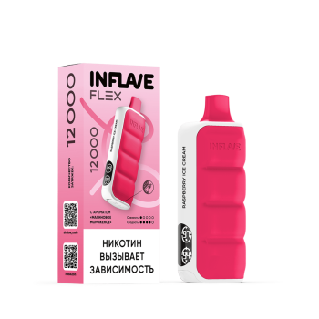 Эл. сиг. INFLAVE FLEX 12000 Малиновое мороженое 2%