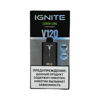 Эл. сиг. IGNITE V 120 12000 Lemon Lime 2%
