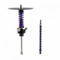 Кальян MAMAY CUSTOMS Coilover BIG ANOD чёрный/фиолетовобирюзовый сплеш (без колбы)
