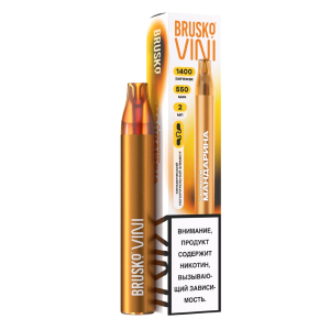 Эл. сиг. BRUSKO VINI 1400 Мандарин  2 мл,  2%