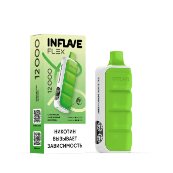 Эл. сиг. INFLAVE FLEX 12000 Чай зеленый виноград 2%