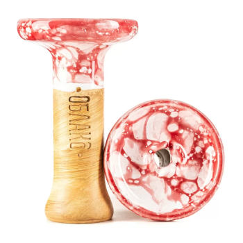 Чашка Облако Phunnel S Glaze Top 73 красно-белый мрамор