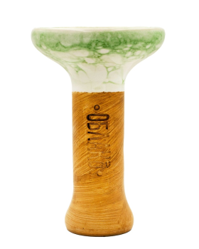 Чашка Облако Phunnel M Glaze Top 32 бело-зеленый мрамор