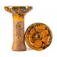 Чаша ОБЛАКО Phunnel S Glaze Оранжево-Зеленый Мрамор