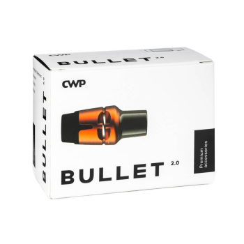 Мундштук CWP BULLET #8 Оранжевый с черным