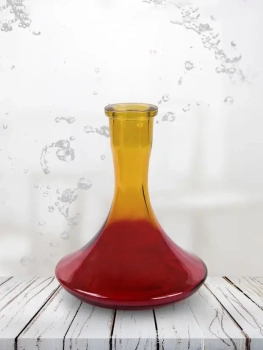 Колба Vessel Glass Крафт красно-желтый лёд