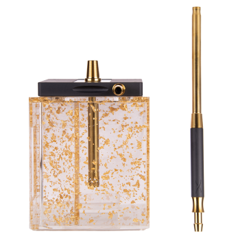 Кальян Hoob Atom Black x Gold | Cube Gold