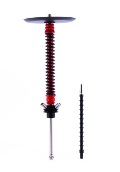 Кальян MAMAY CUSTOMS Coilover BIG BASE красный/чёрный (без колбы)
