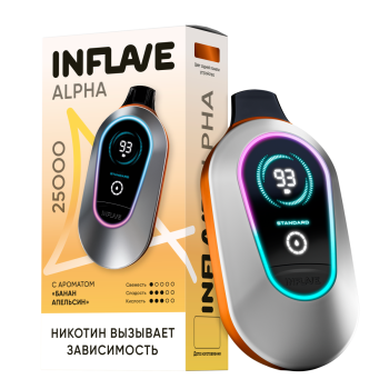 Эл. сиг. INFLAVE ALPHA 25000 Банан апельсин 2 %