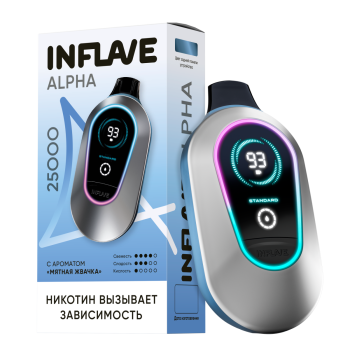 Эл. сиг. INFLAVE ALPHA 25000 Мятная жвачка 2 %