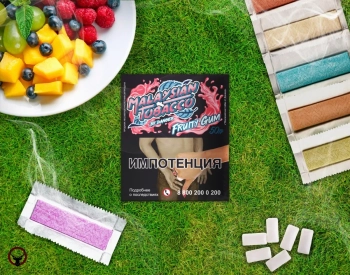 Табак Malaysian tobacco - Fruity gum 50 гр. (Фруктовая Камедь)