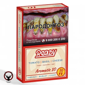 Табак для кальяна Ready 30гр №10 Tomato Basil Cheese