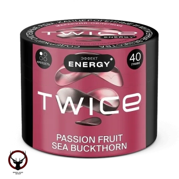 Табак для кальяна TWICE Маракуйя-Облепиха 40гр
