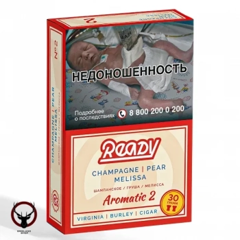 Табак для кальяна Ready 30гр №2 Pear Champagne Melissa