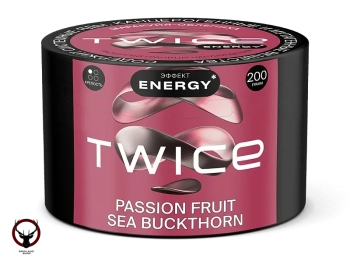 Табак для кальяна TWICE Маракуйя-Облепиха 200гр
