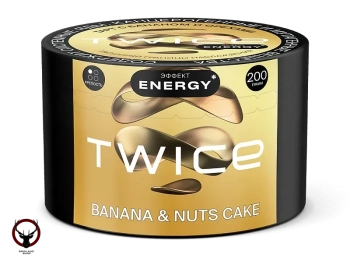 Табак для кальяна TWICE Тарт с бананом и орехами 200гр