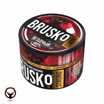 Табак для кальяна BRUSKO STRONG Ягодный морс 50гр