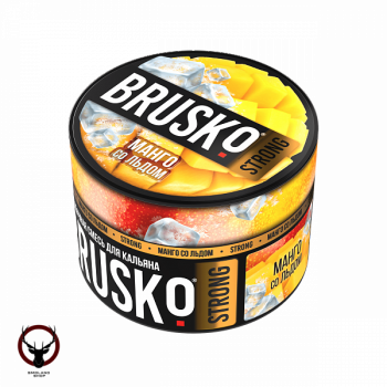 Табак для кальяна BRUSKO STRONG Манго со льдом 50гр