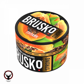 Табак для кальяна BRUSKO STRONG Папайя 50гр
