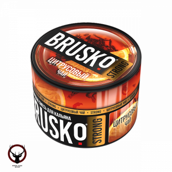 Табак для кальяна BRUSKO STRONG Цитрусовый чай 50гр