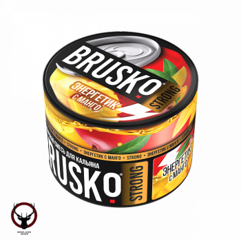 Табак для кальяна BRUSKO STRONG Энергетик с манго 50гр