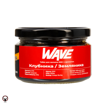 Табак для кальяна WAVE Клубника и земляника 200гр